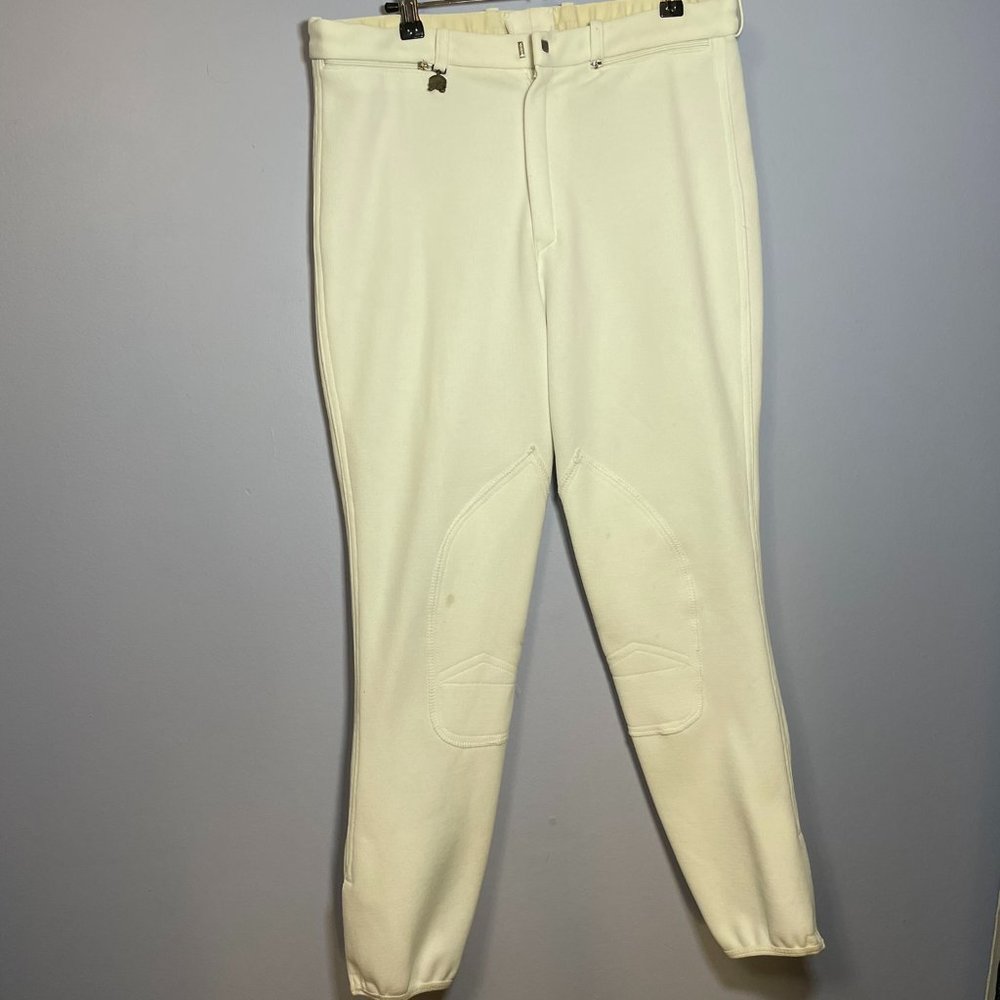 Women's 34 White 'Jumper King Breeches